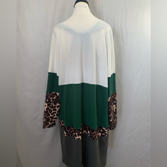 Dokotoo woman’s leopard stripped cardigan - Picture 7 of 7